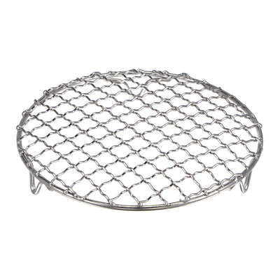 Harfington Round Cooking Rack 6.5" 201 Stainless Steel Barbecue Grill with 20mm Legs