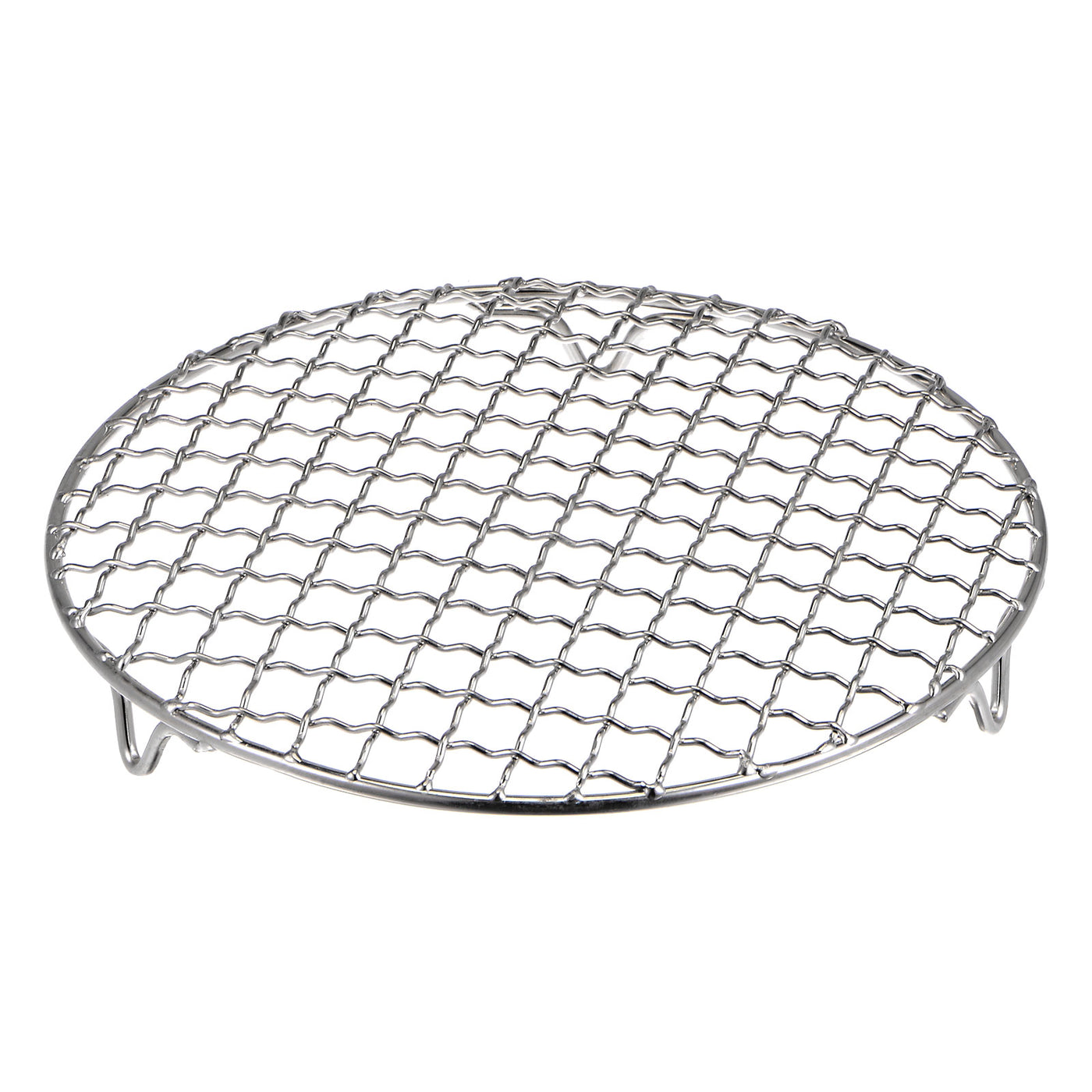 Harfington Round Cooking Rack 7" 201 Stainless Steel Barbecue Grill with 20mm Legs