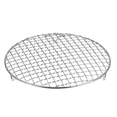 Harfington Round Cooking Rack 9" 201 Stainless Steel Barbecue Grill with 20mm Legs