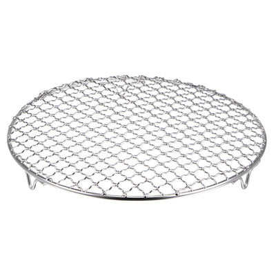Harfington Round Cooking Rack 9.7" 201 Stainless Steel Barbecue Grill with 20mm Legs