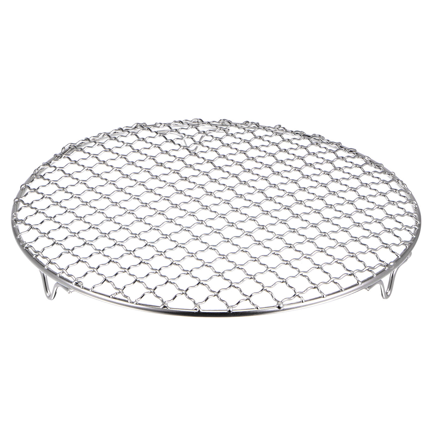 Harfington Round Cooking Rack 10.2" 201 Stainless Steel Barbecue Grill with 20mm Legs