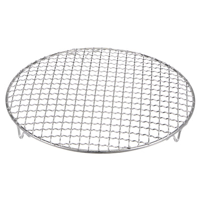 Harfington Round Cooking Rack 10.4" 201 Stainless Steel Barbecue Grill with 20mm Legs