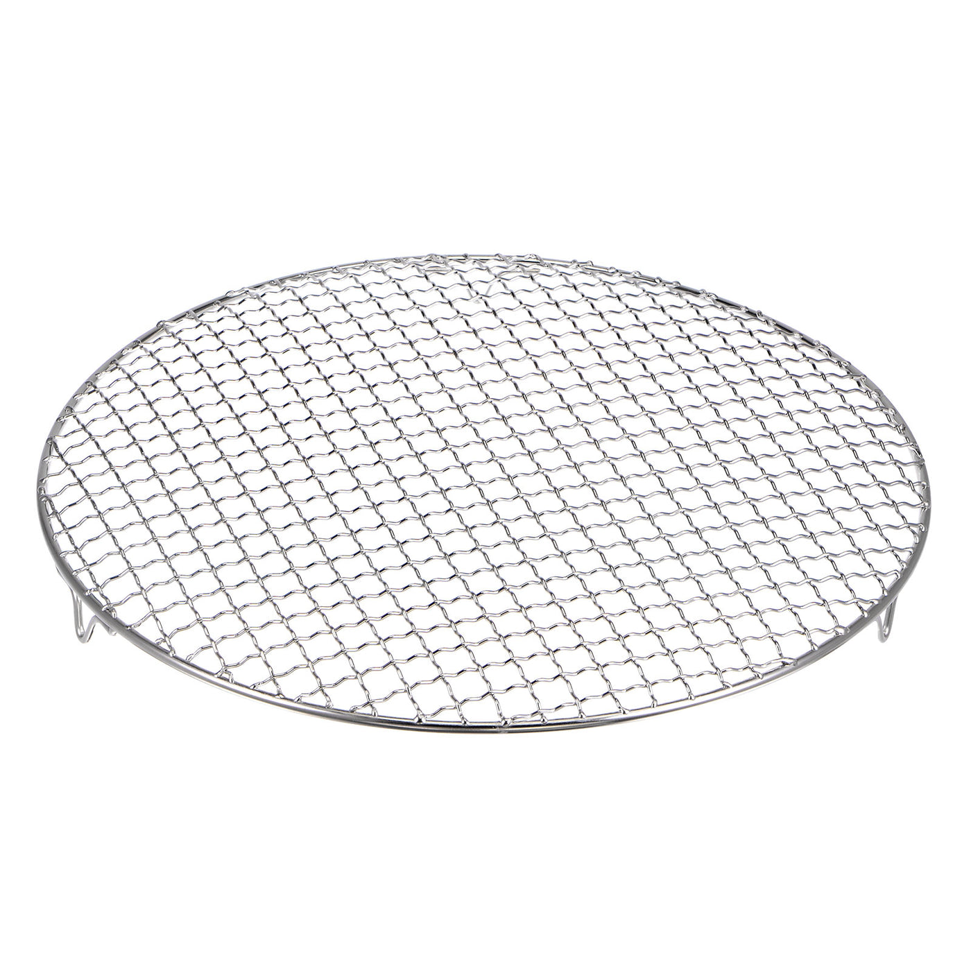 Harfington Round Cooking Rack 13.8" 201 Stainless Steel Barbecue Grill with 20mm Legs
