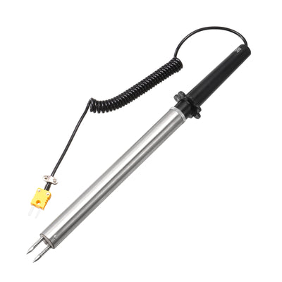 Harfington Surface Thermocouple Probe K Type Yellow Coiled Wire 0 to 1000C
