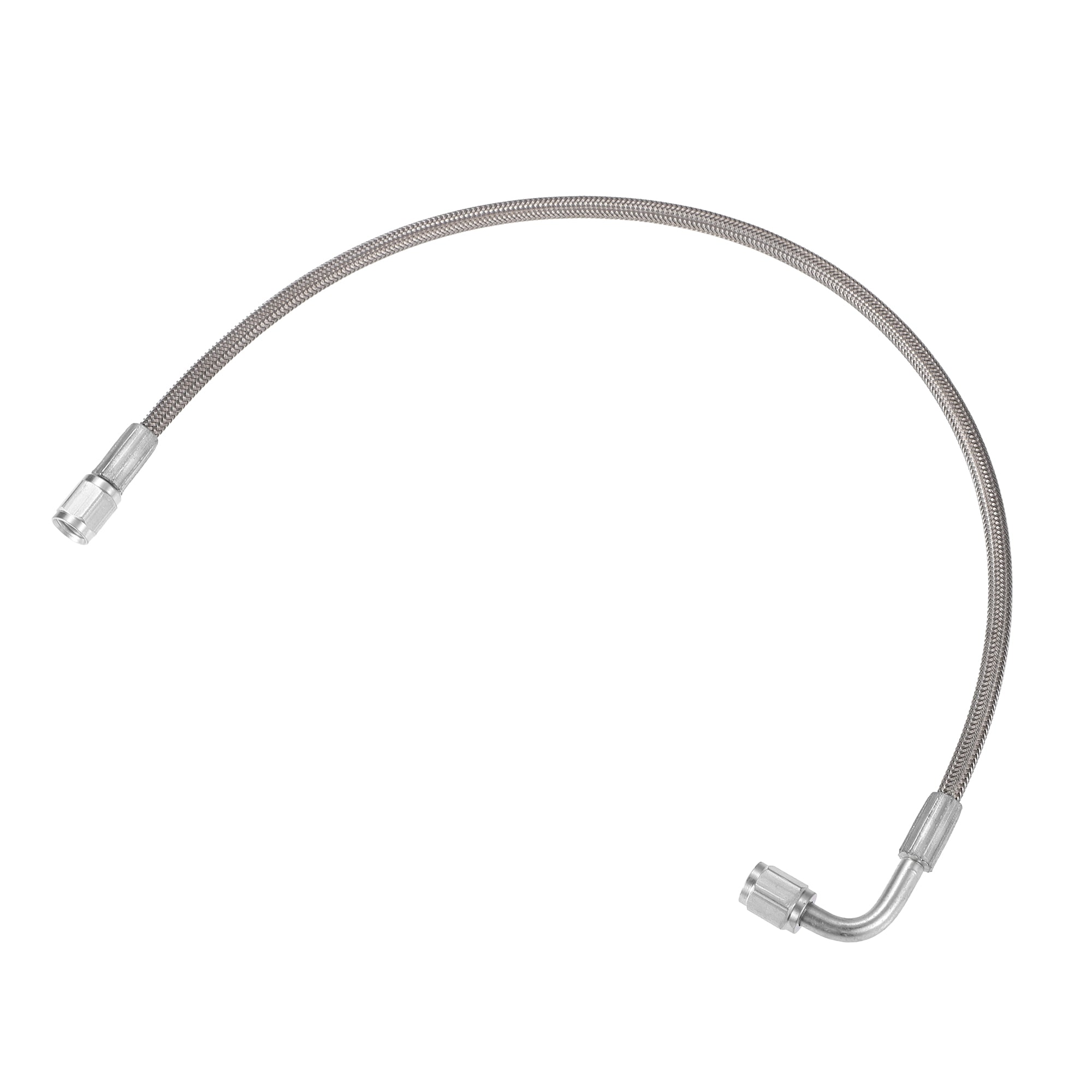 A ABSOPRO AN3 Voiture Turbo Huile Alimentation Ligne 90° à Droit Tuyau Fin, 36" Universel