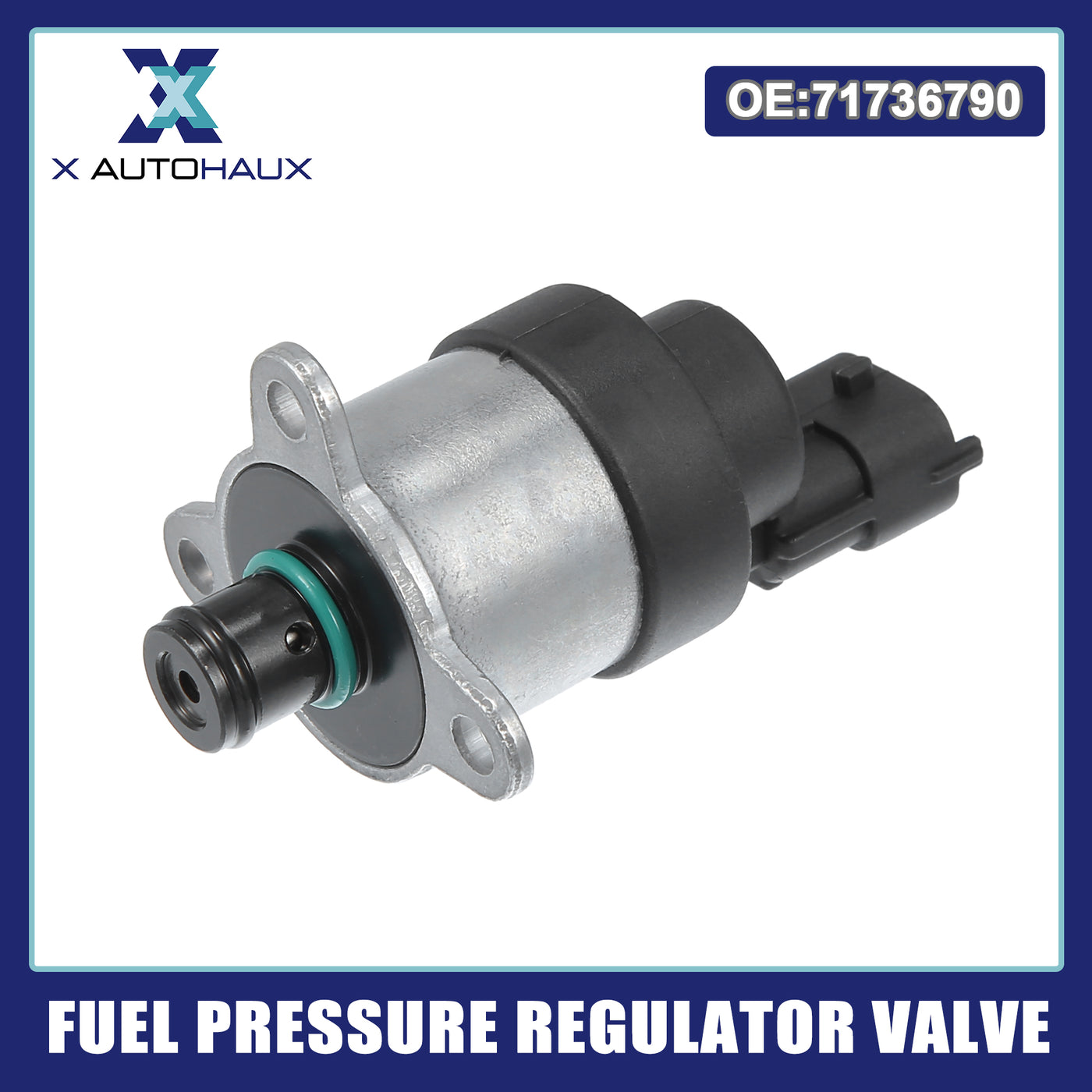 ACROPIX Fuel Pressure Regulator Valve Black Silver Tone Fit for FIAT DUCATO 2.3 JTD MODELS 2002 - Pack of 1