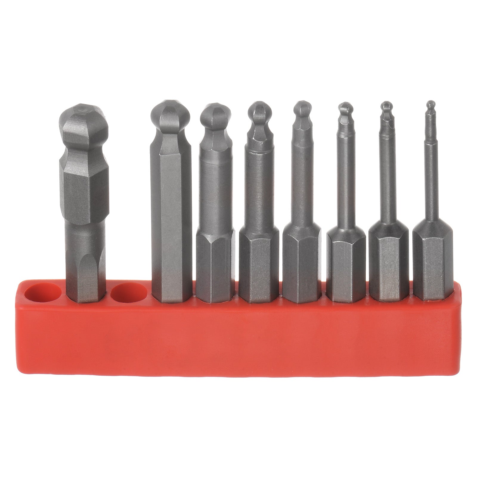 Ball End Hex Head Wrench Screwdriver Bit Set H1.5 H2 H2.5 H3 H4 H5 H6 ...