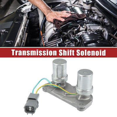 Harfington Transmission Shift Solenoid Replacement Fit for Acura Integra - Pack of 1 Silver Tone Gray