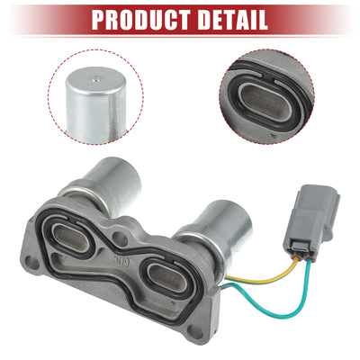 Harfington Transmission Shift Solenoid Replacement Fit for Acura Integra - Pack of 1 Silver Tone Gray