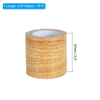 Harfington Wood Grain Repair Tape 2.2"X15', Self Adhesive Realistic Patch, Natural Oak