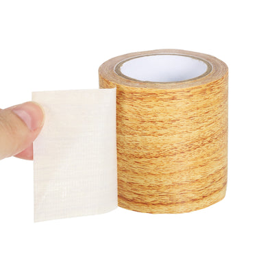 Harfington Wood Grain Repair Tape 2.2"X15', Self Adhesive Realistic Patch, Natural Oak