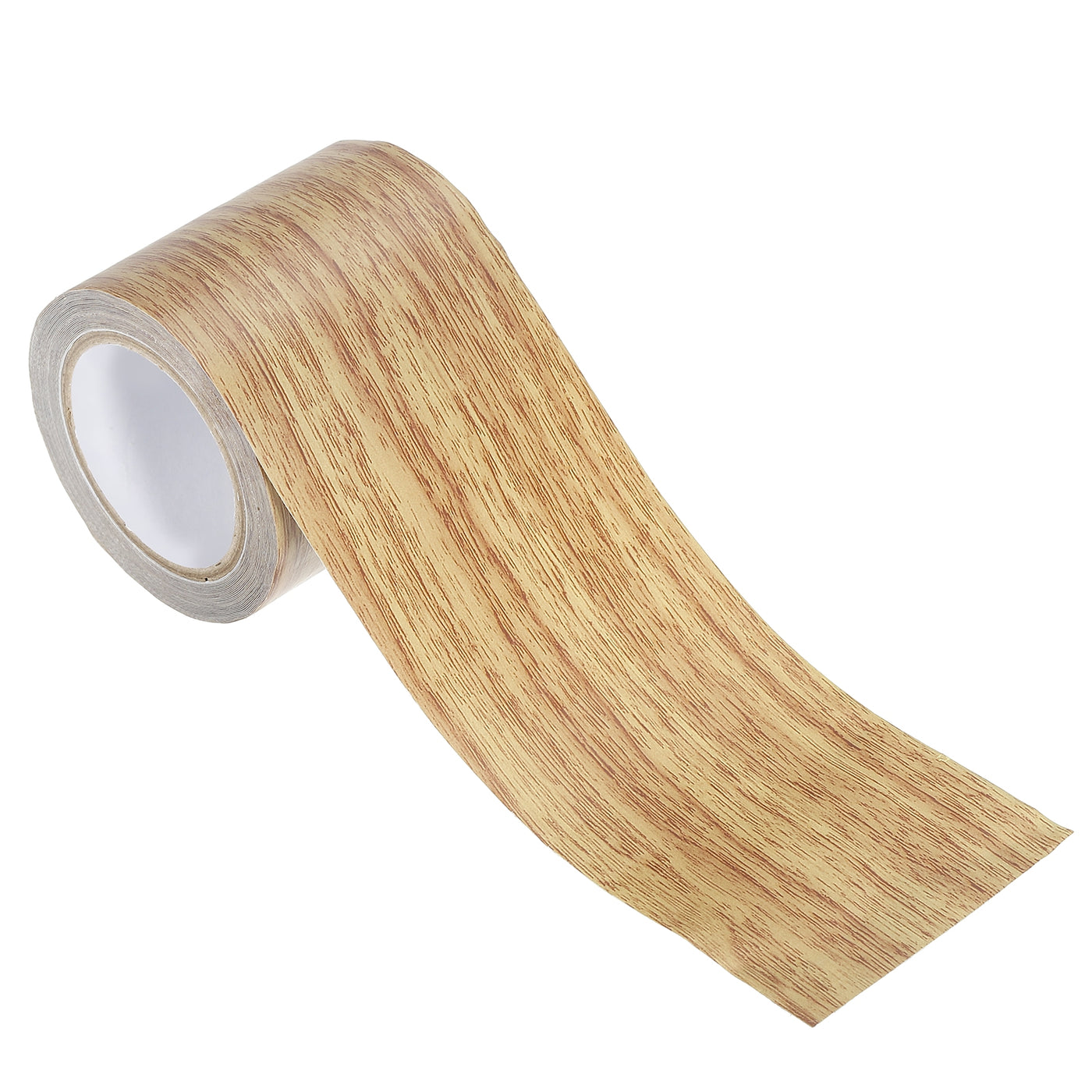 Harfington Wood Grain Repair Tape 2.2"X15', Self Adhesive Realistic Patch, Brown Oak