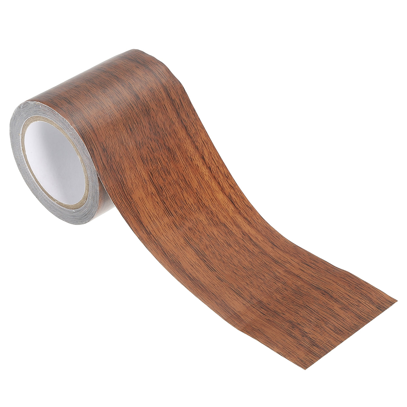 Harfington Wood Grain Repair Tape 2.2"X15', Self Adhesive Realistic Patch, Dark Brown Oak