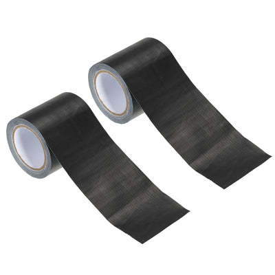 Harfington Leather Repair Tape 2.2"X30', Self Adhesive Realistic Leather Patch, Black