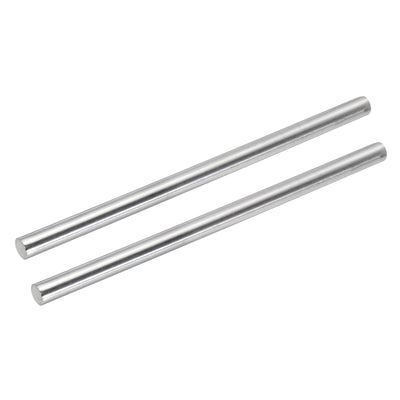 Harfington 2Pcs 304 Stainless Steel Round Rods 12.7mm x 250mm for RC DIY Craft Tool