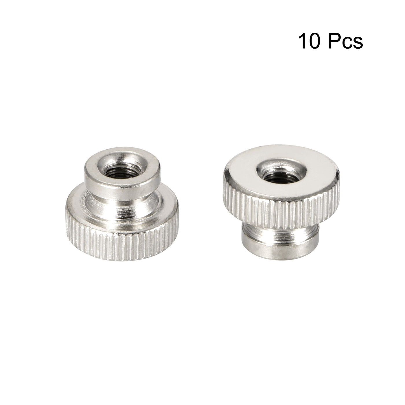 uxcell Uxcell Knurled Thumb Nuts, 10Pcs M8 Iron Round Knobs for 3D Printer Parts