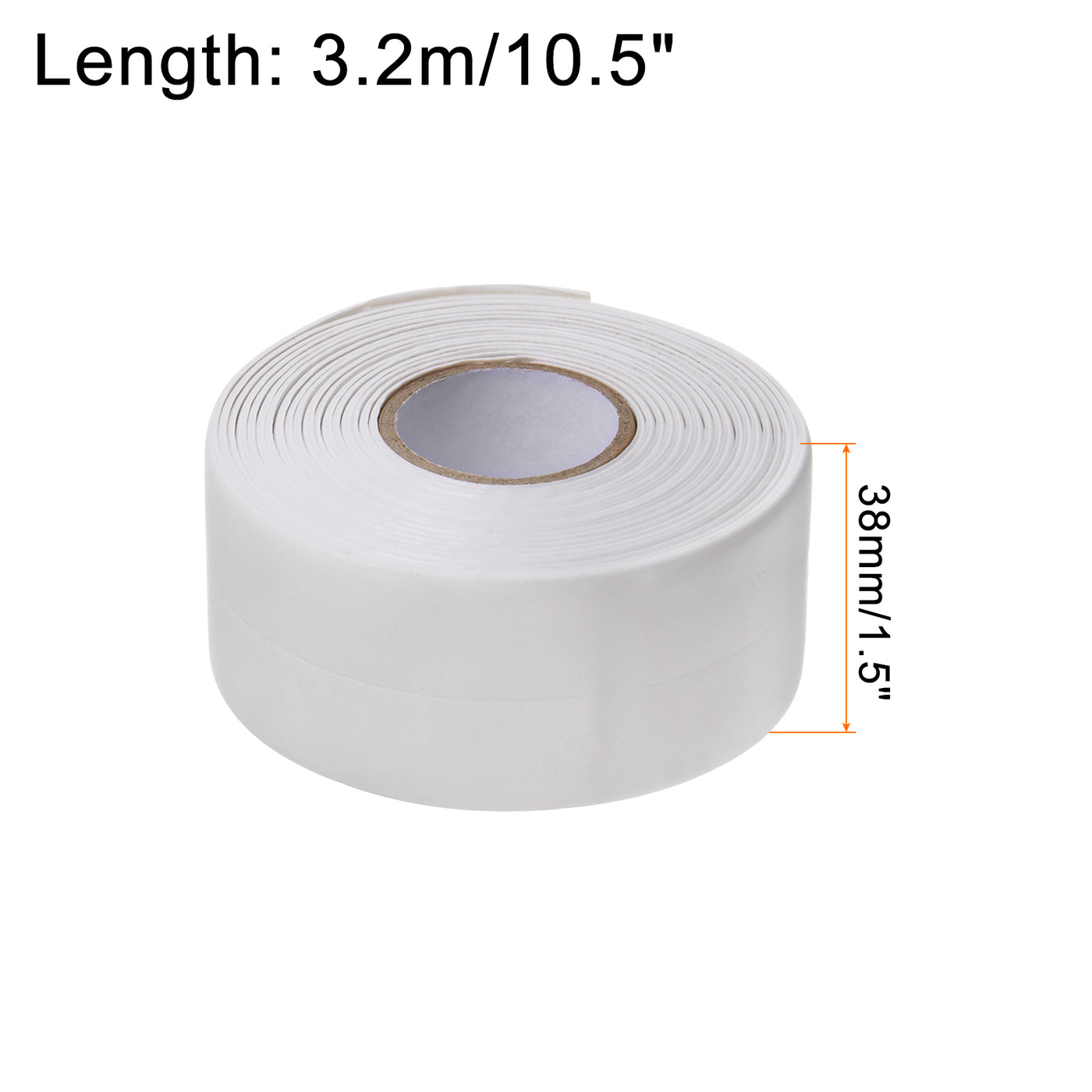 Harfington Caulk Strip Sealant Tape 1.5"W x 10.5'L Oil-Proof Seal Tape with Sealing Tool