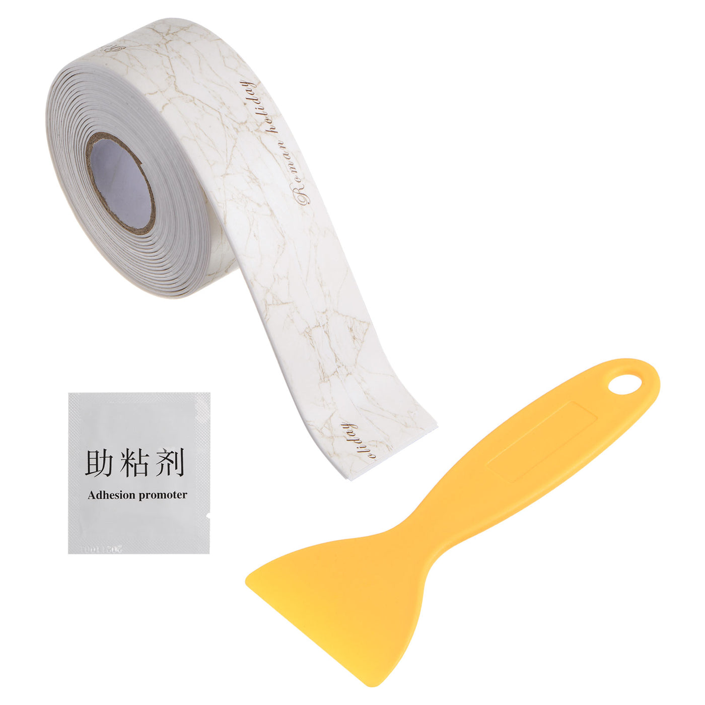 Harfington Caulk Tape Sealant Strip 1.5"W x 10.5'L Decorative Sealant Tape w Sealing Tool