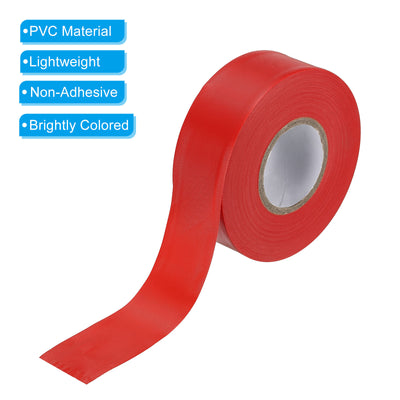 Harfington Flagging Tape 1-1/5"x147', 3 Pack PVC Non-Adhesive Marking Tape, Red Blue Green