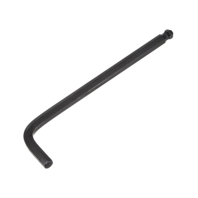 Harfington Uxcell 5/16" Ball End Hex Key Wrench, L Shaped Long Arm CR-V Repairing Tool, Black