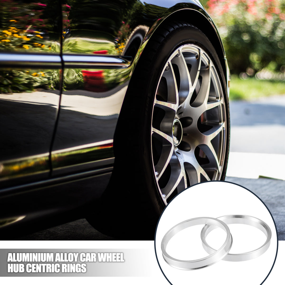Hub Centric Rings 74.1 To 66.1mm Aluminum Alloy, Set Of 4, For Aftermarket Wheels To Reduce Vibration Aluminium Alloy Hub Rings 74.1 To 66.1 Hub Centric Rings 74.1 To 66.1mm Aluminum Alloy, Set Of 4, For Aftermarket Wheels To Reduce Vibration Aluminium Alloy Hub Rings 74.1 To 66.1