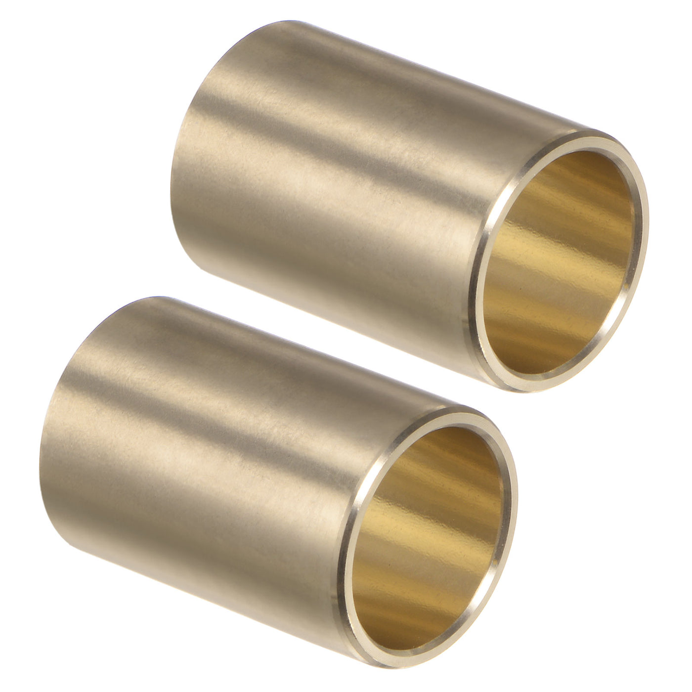 uxcell Uxcell 2pcs Sleeve Bearings 5/8" x 3/4" x 1-1/8" Wrapped Oilless Bushings Cast Brass
