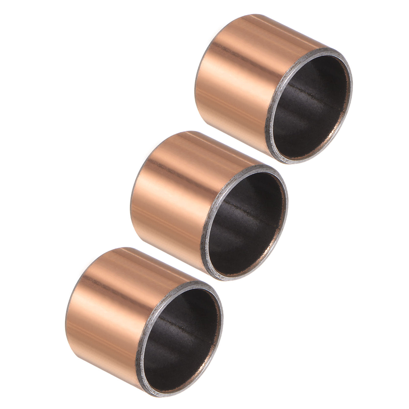 uxcell Uxcell Sleeve (Plain) Bearings 3/4" x 7/8" x 3/4" Wrapped Oilless Bushings 3pcs