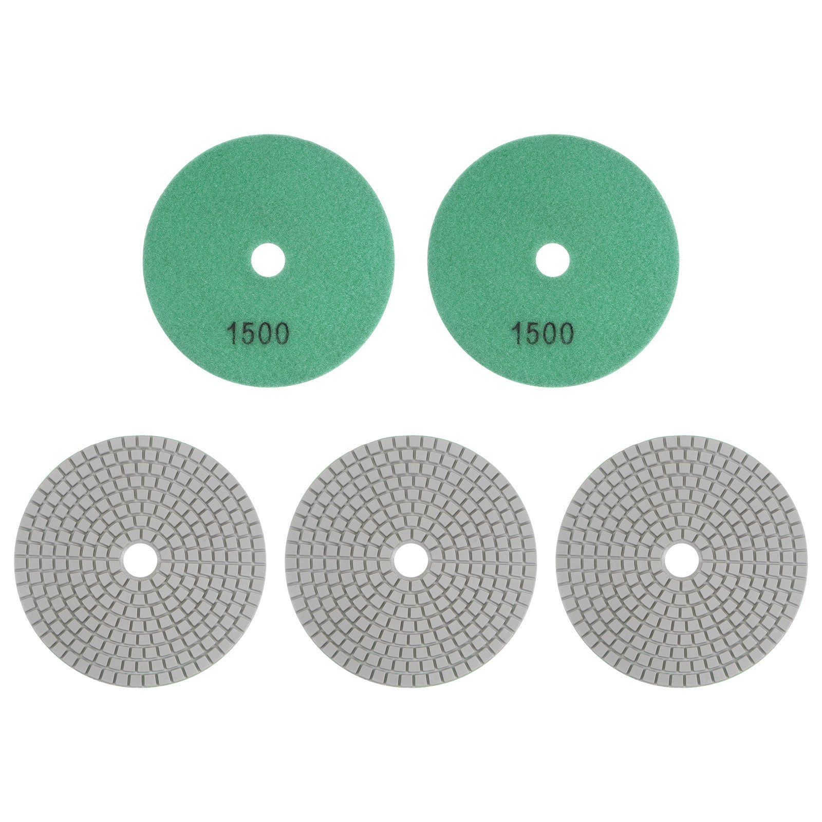 5pcs 3" Grits 150 Premium Diamond Polishing Pads Wet/Dry For Stone
