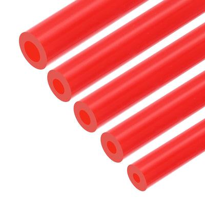 Harfington Vacuum Silicone Tubing Hose 1/8" 5/32" 3/16" 1/4" 5/16" ID 1/8" Wall Thick 5ft Red High Temperature for Engine