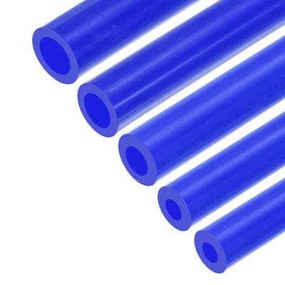 Harfington Vacuum Silicone Tubing Hose 3/16" 1/4" 5/16" 3/8" 1/2" ID 1/8" Wall Thick 6.6ft Blue High Temperature for Engine
