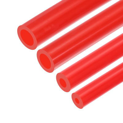 Harfington Vacuum Silicone Tubing Hose 1/8" 1/4" 3/8" 1/2" ID 1/8" Wall Thick 5ft Red High Temperature for Engine