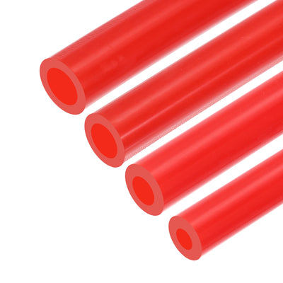Harfington Vacuum Silicone Tubing Hose 1/4" 5/16" 3/8" 1/2" ID 1/8" Wall Thick 5ft Red High Temperature for Engine