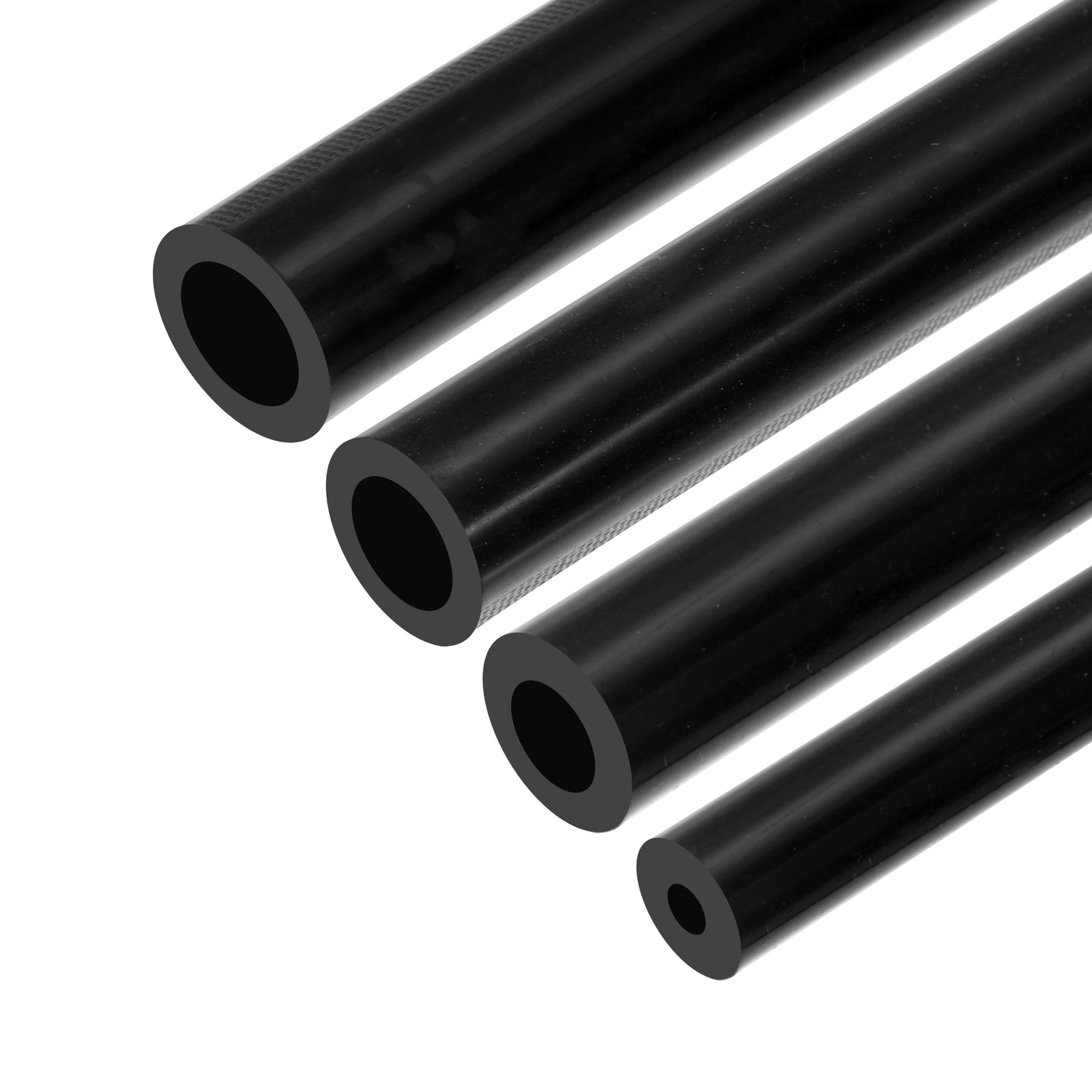 Harfington Vacuum Silicone Tubing Hose 1/8" 5/16" 3/8" 1/2" ID 1/8" Wall Thick 5ft Black High Temperature for Engine