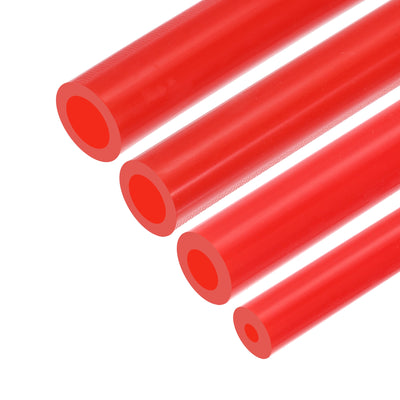 Harfington Vacuum Silicone Tubing Hose 1/8" 5/16" 3/8" 1/2" ID 1/8" Wall Thick 5ft Red High Temperature for Engine