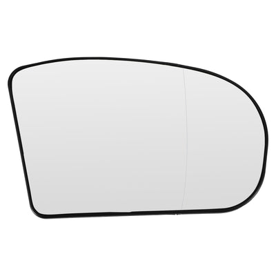 X AUTOHAUX Car Right Side Rearview Heated Mirror Glass with Backing Plate for Mercedes-Benz C-CLASS W203 2000 - 2007 No.A2038100221