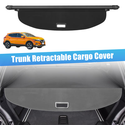 Harfington Retractable Cargo Cover Ajustable Fit for Nissan Rogue 2021-2024 Not for Rogue Sport Retractable Privacy Cover - Pack of 1