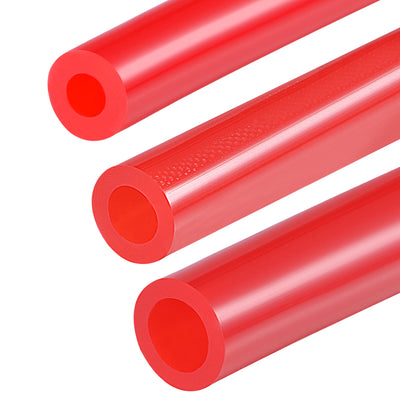 Harfington Vacuum Silicone Tubing Hose 1/4" 5/16" 1/2" ID 1/8" Wall Thick 5ft Red High Temperature for Engine