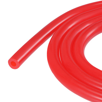 Harfington Vacuum Silicone Tubing Hose 3/16" ID 1/8" Wall Thick 10ft Red High Temperature for Engine