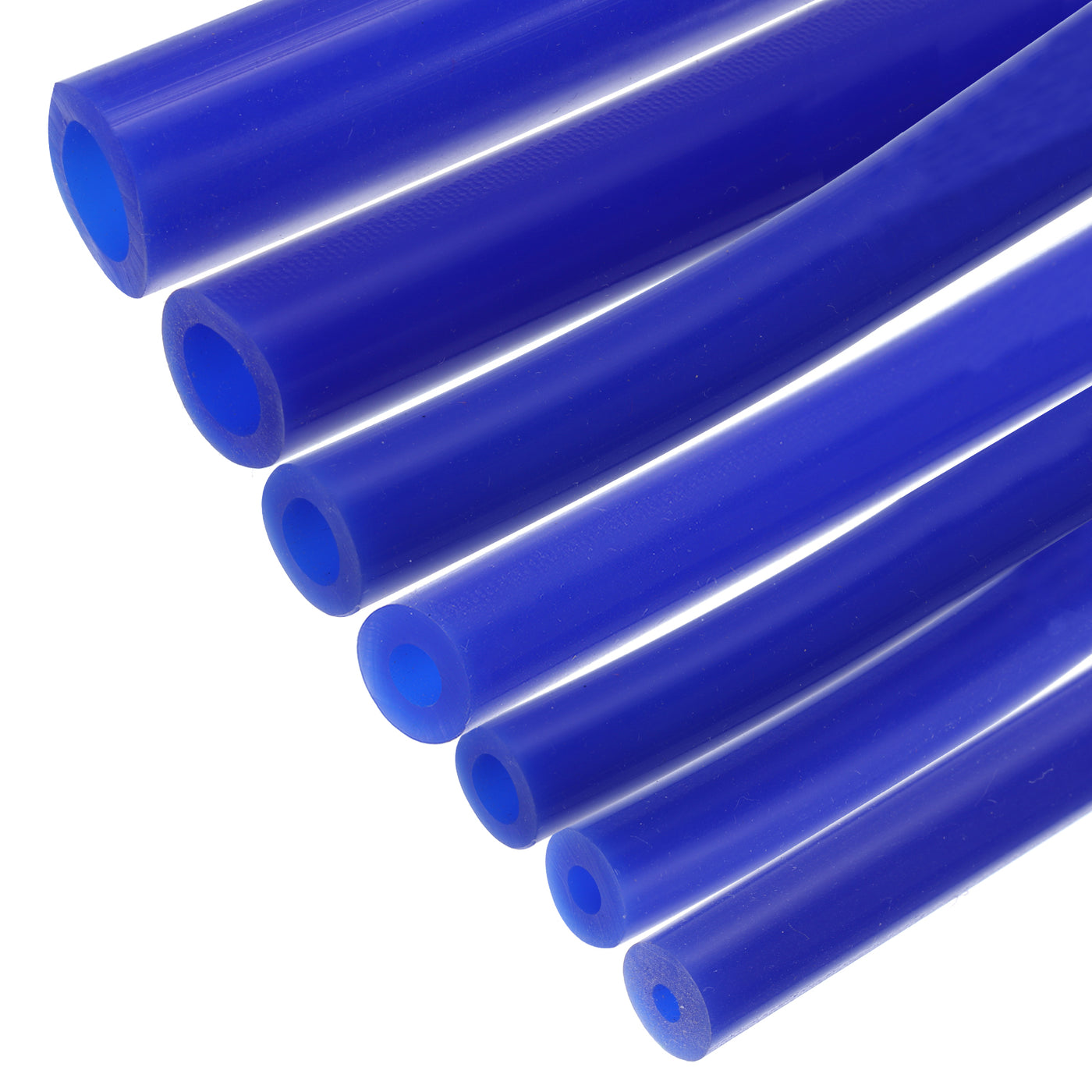 Harfington Vacuum Silicone Tubing Hose 1/8" 5/32" 3/16" 1/4" 5/16" 3/8" 1/2" ID 1/8" Wall Thick 10ft Blue High Temperature for Engine