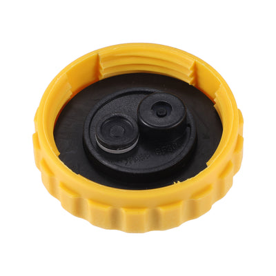 Harfington Windshield Washer Fluid Reservoir Bottle Cap Cover Fit for Cadillac Catera 1997-2001 No.90467473/90500007 - Pack of 1 Yellow