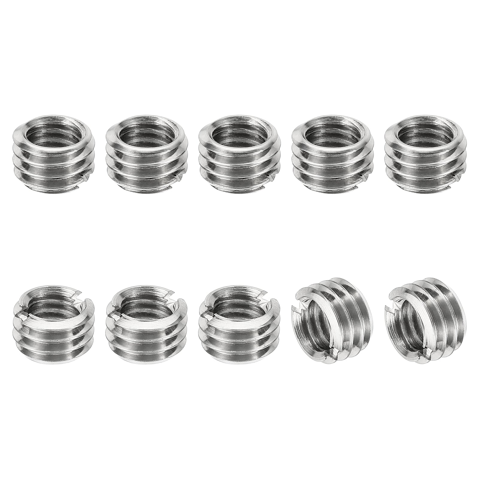 Thread Adapters Sleeve Reducing Nut, 10 Pcs M8*1.25 Male to M6*1 Female ...