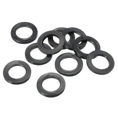 Harfington M15 Rubber Flat Washer, 40pcs 15mm ID 23mm OD 2.5mm Thick Sealing Spacer Gasket