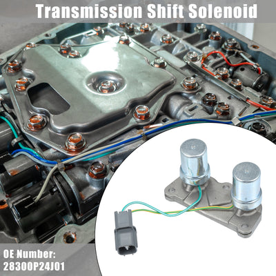 Harfington Uxcell Transmission Shift Solenoid for Honda Civic 1991-2001 for Honda CRV 1997-2001 for Honda Del Sol 1993-1997 No.28300P24J01