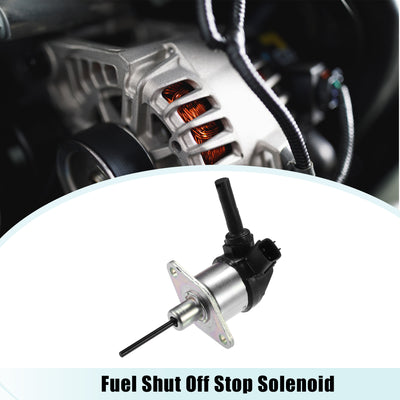 Harfington Fuel Shut Off Stop Solenoid Valve 6684826 7022789 1A021-60010 Fit for Tractor L2800 L3130 L3200 L3240 L3400 L3430 L3430 - Pack of 1