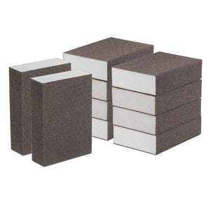 Afruxy Drywall Sanding Sponge 4-Pack - 220 Grit, High Density & Reusable - For Wood, Metal, DIY Projects