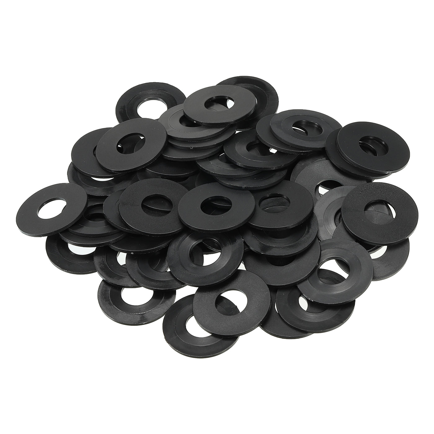 Harfington M12 Nylon Flat Washer, 200pcs 12mm ID 30mm OD 1.5mm Thick Sealing Spacer Gasket