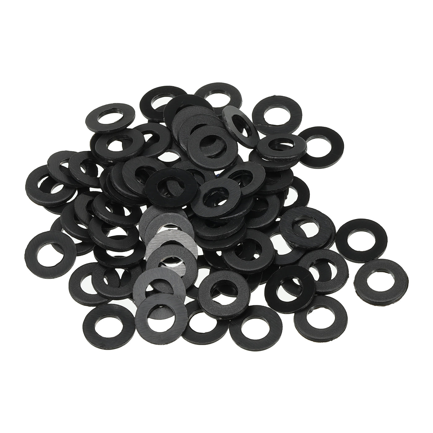 Harfington M5 Nylon Flat Washer, 150pcs 5mm ID 10mm OD 1mm Thick Sealing Spacer Gasket