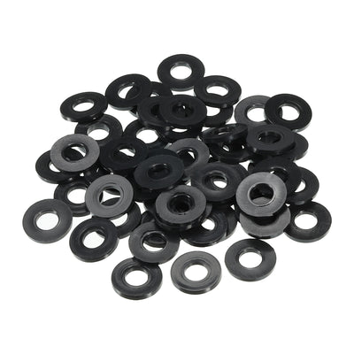 Harfington M8 Nylon Flat Washer, 200pcs 8mm ID 19mm OD 2mm Thick Sealing Spacer Gasket