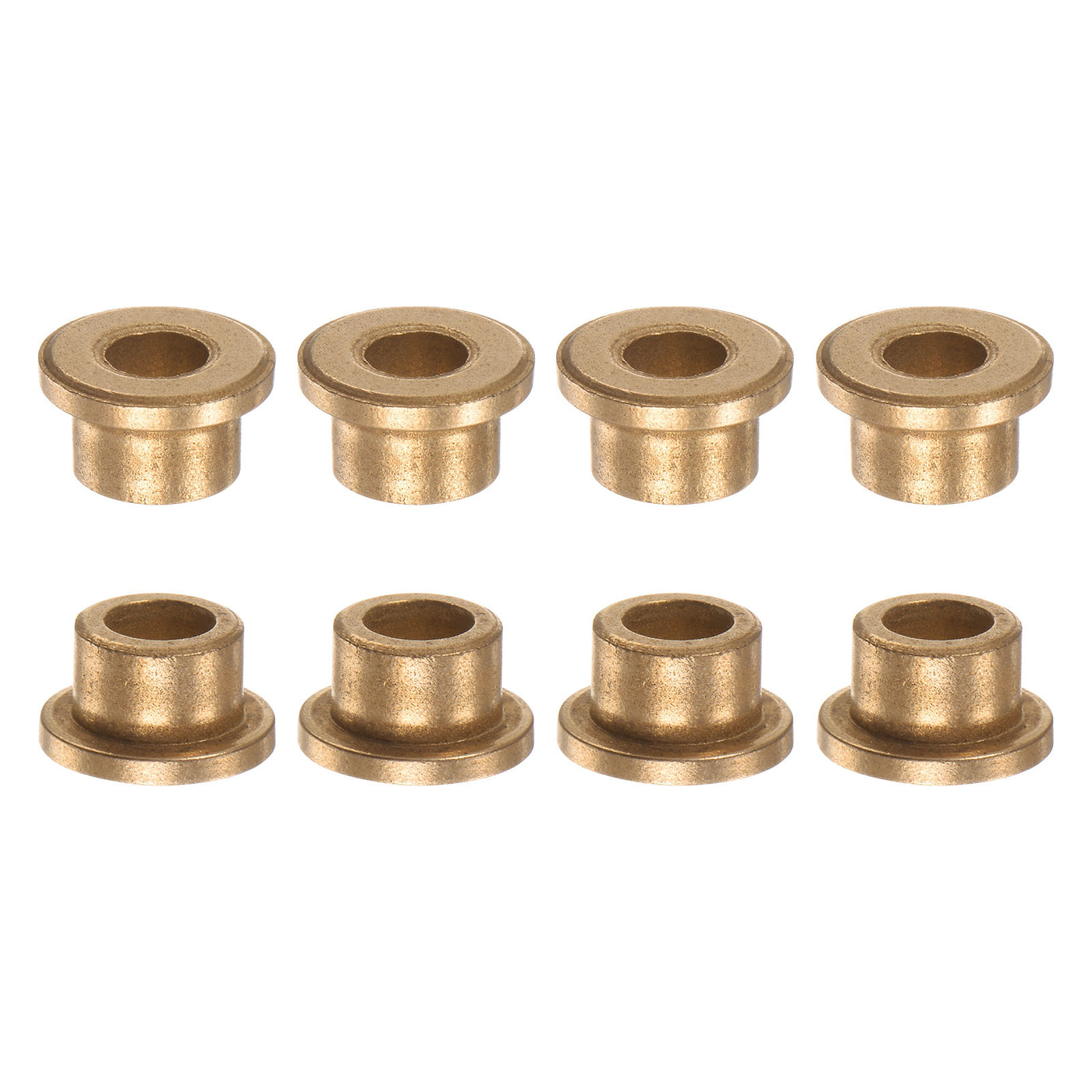 3 Stück Flanschlager-Hülsen – 10 Mm Bohrung, 18 Mm Außen-Ø, 16 Mm Länge, Aus Lagerstahl, 60 HRC, Für Industrie & Maschinen