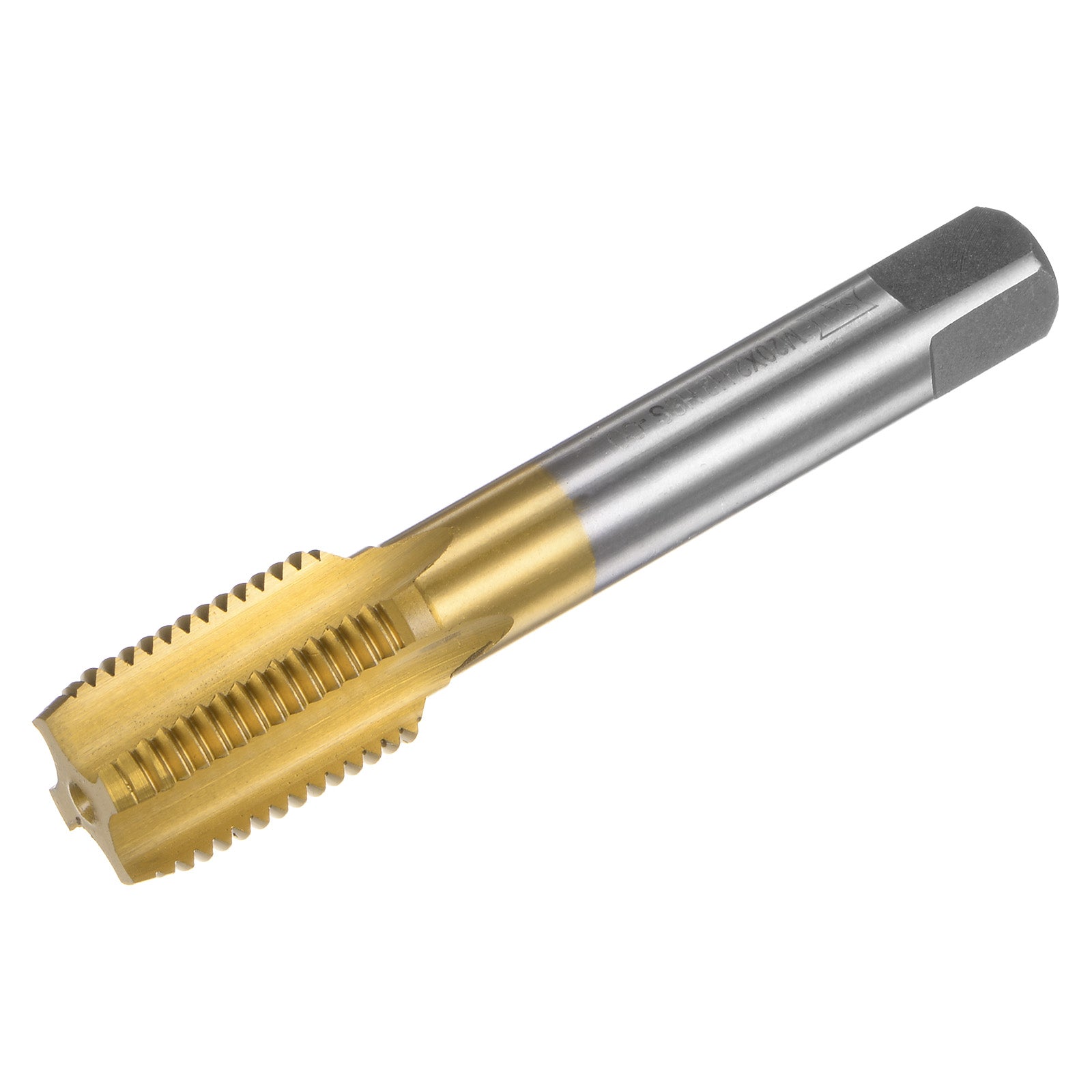 Uxcell M20 x 2 Titanium Coated M35 High Speed Steel Straight Flute ...